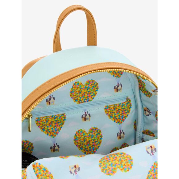 Loungefly Disney Pixar Up Russell Heart Balloons Mini Backpack- NWT - Picture 4 of 4